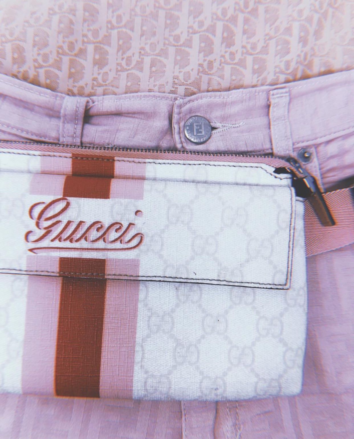 Pink Gucci Fanny-Pack – BLUE JEAN BABY